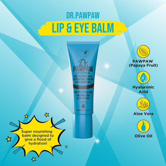 Dr. Pawpaw Multipurpose Plumping Lip Oil Set - Intensely Nourishing Hydrating - Lip Balm For Women With Aloe Vera, Olive And Castor Oil - 2 Pc