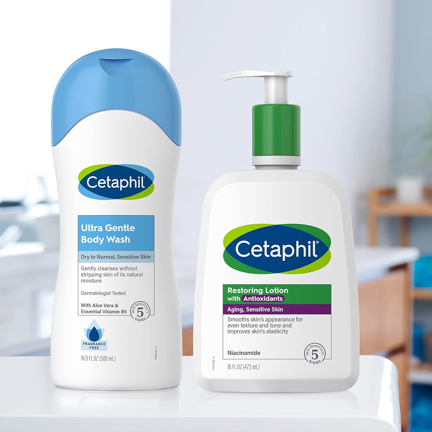 Cetaphil Restoring Body Lotion with Antioxidants for Aging Skin, Great for Neck and Chest Areas, Fragrance and Paraben Free, Suitable for Sensitve Skin 16 oz. Bottle : Beauty & Personal Care