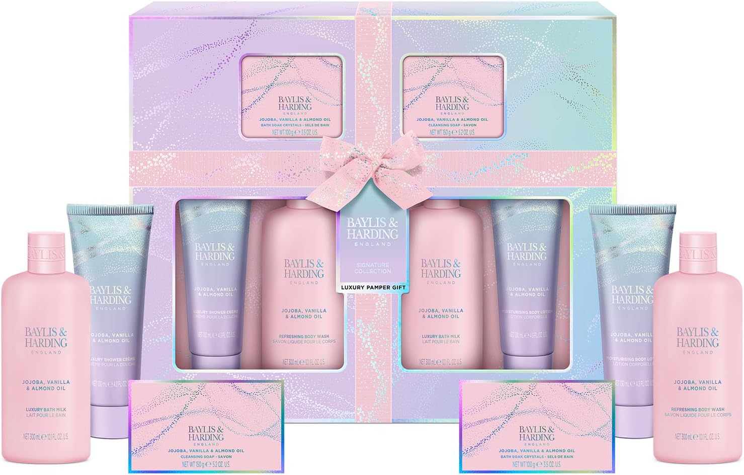 Baylis & Harding Jojoba, Vanilla & Almond Oil Luxury Hand Care Gift Set - Vegan Friendly (Pack Of 1)