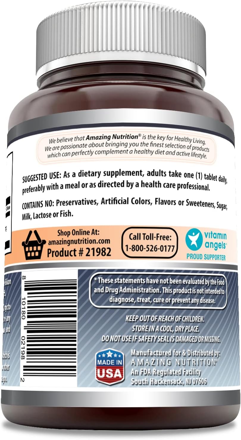 Amazing Formulas Selenium 200 mcg 240 Tablets Supplement | Non-GMO | Gluten Free | Made in USA