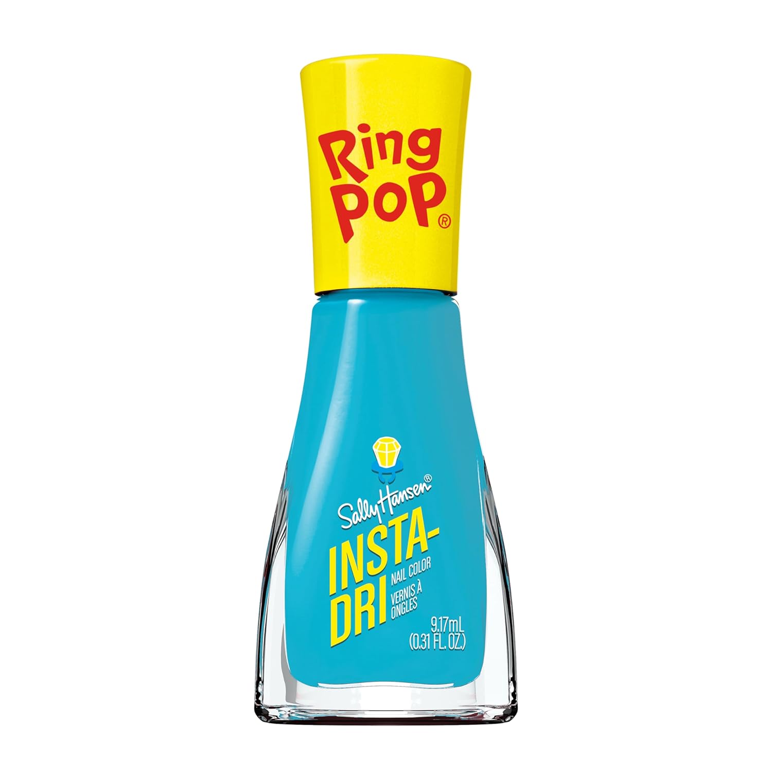 Sally Hansen Insta-Dri®, Ring Pop Party Blues, Quick Dry, Long Lasting, Streak-Free Shine, Blue Nail Polish