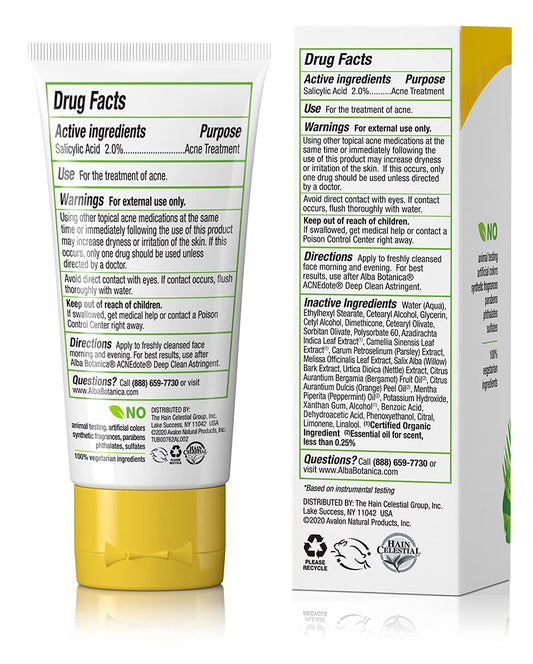 Alba Botanica Acnedote Maximum Strength Oil Control Lotion, 2 Oz