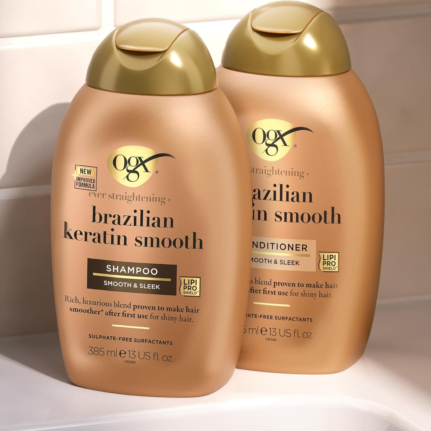 Ogx Brazilian Keratin Smooth Shampoo, 385Ml