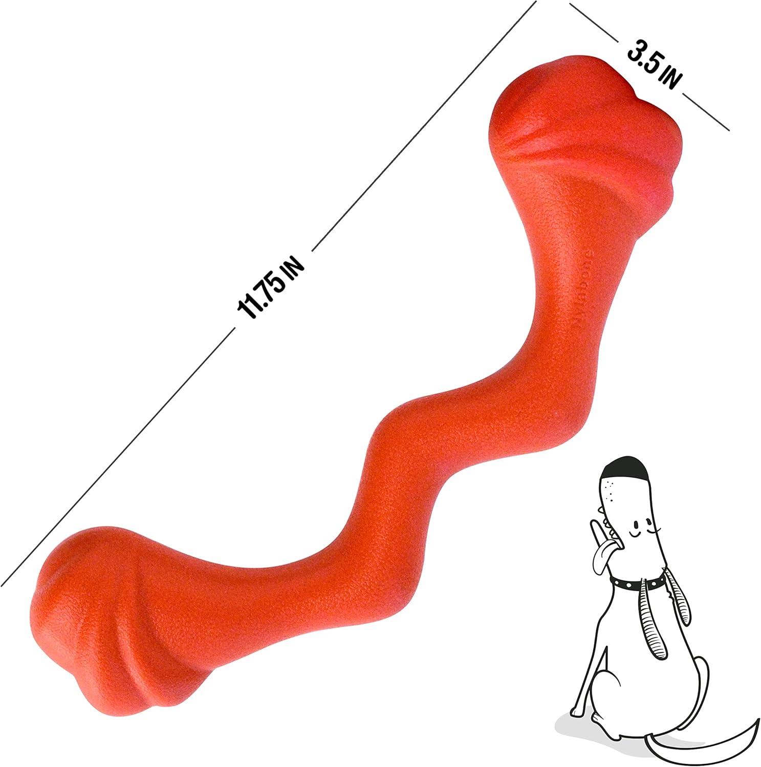 Nylabone Springa Interactive Dog Toy – Lightweight Flexible Floatable Dog Tug Toy for Creative Play & Dog Exercise