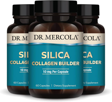 Dr. Mercola Silica Collagen Builder, 90 Servings (180 Capsules), Dietary Supplement, Skin Support And Bone And Joint Comfort, Non-Gmo