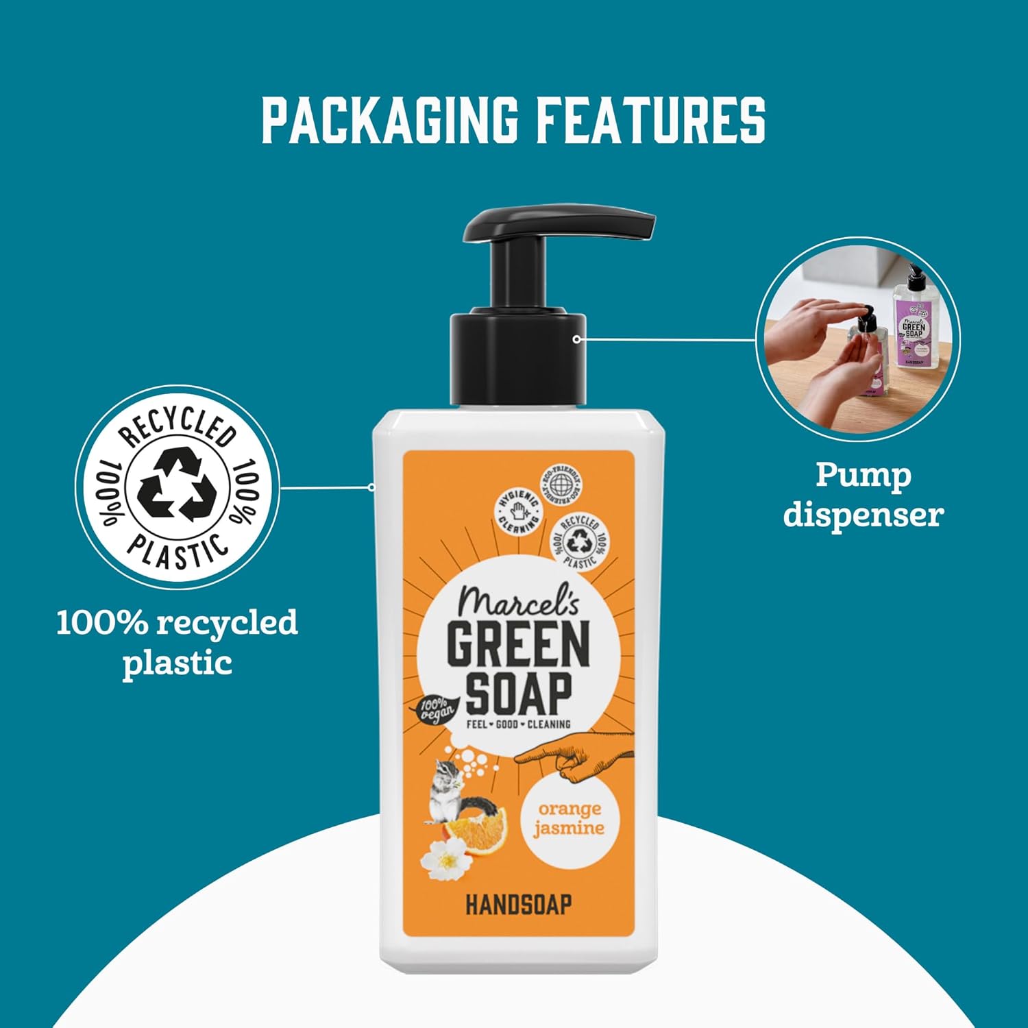 Marcel's Green Soap - Hand Soap Patchouli & Cranberry - Handwash Dispenser - 100% Eco friendly - 100% Vegan - 97% Biodegradable - 500 ML : Amazon.co.uk: Home & Kitchen