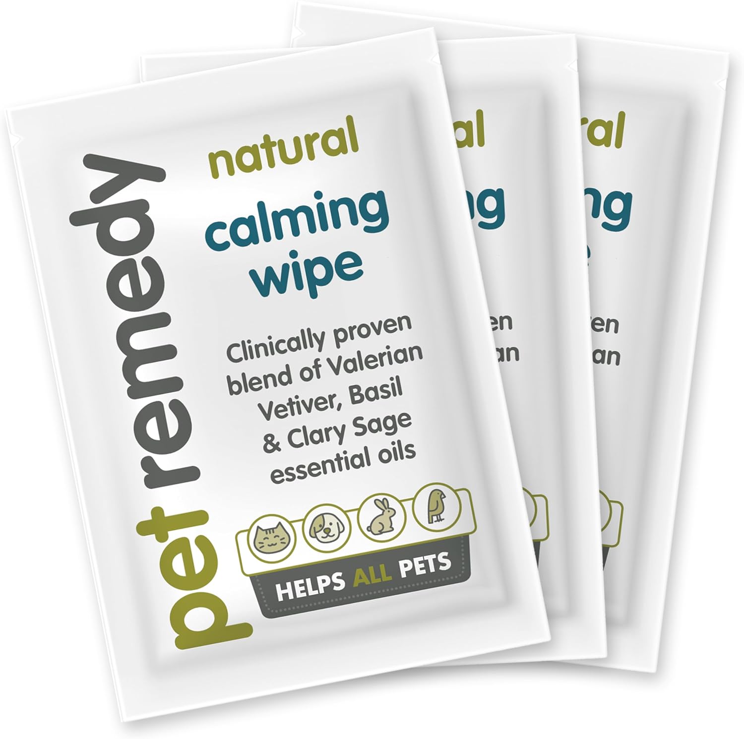 Pet Remedy Calming Wipe Sachets, 100-Count