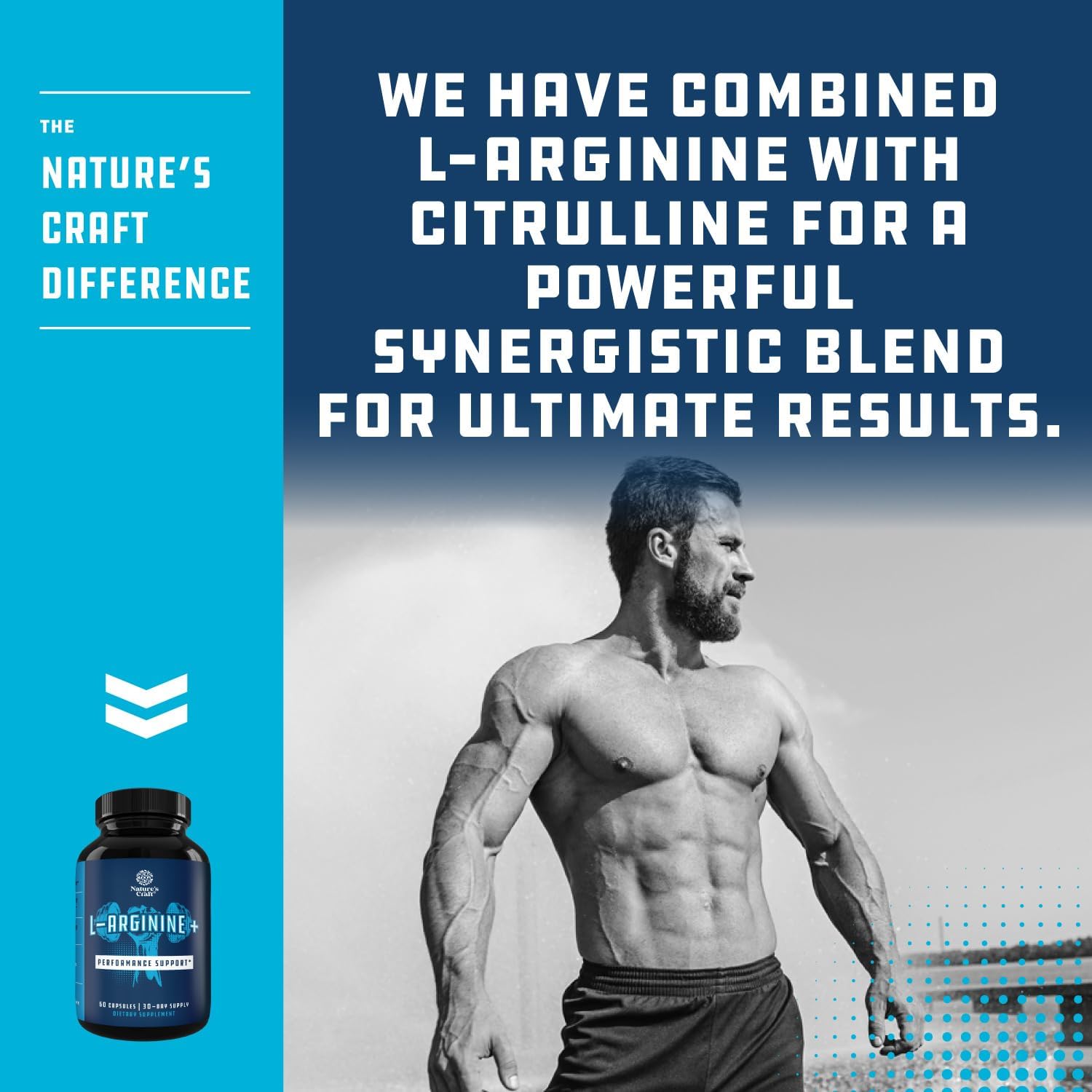 Pre Workout Nitric Oxide Supplement - Extra Strength L Arginine L Citrulline Supplement with Beta Alanine Nitric Oxide Booster for Enhanced Performance Strength Vascularity and Muscle Recovery : Health & Household