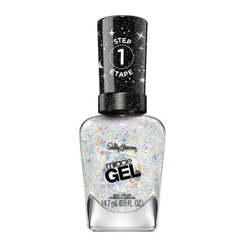 Sally Hansen Miracle Gel™, The School For Good And Evil House Is Lit, Long Lasting, Gel-Like Formula, No Uv Lamp Needed, Glitter Nail Polish