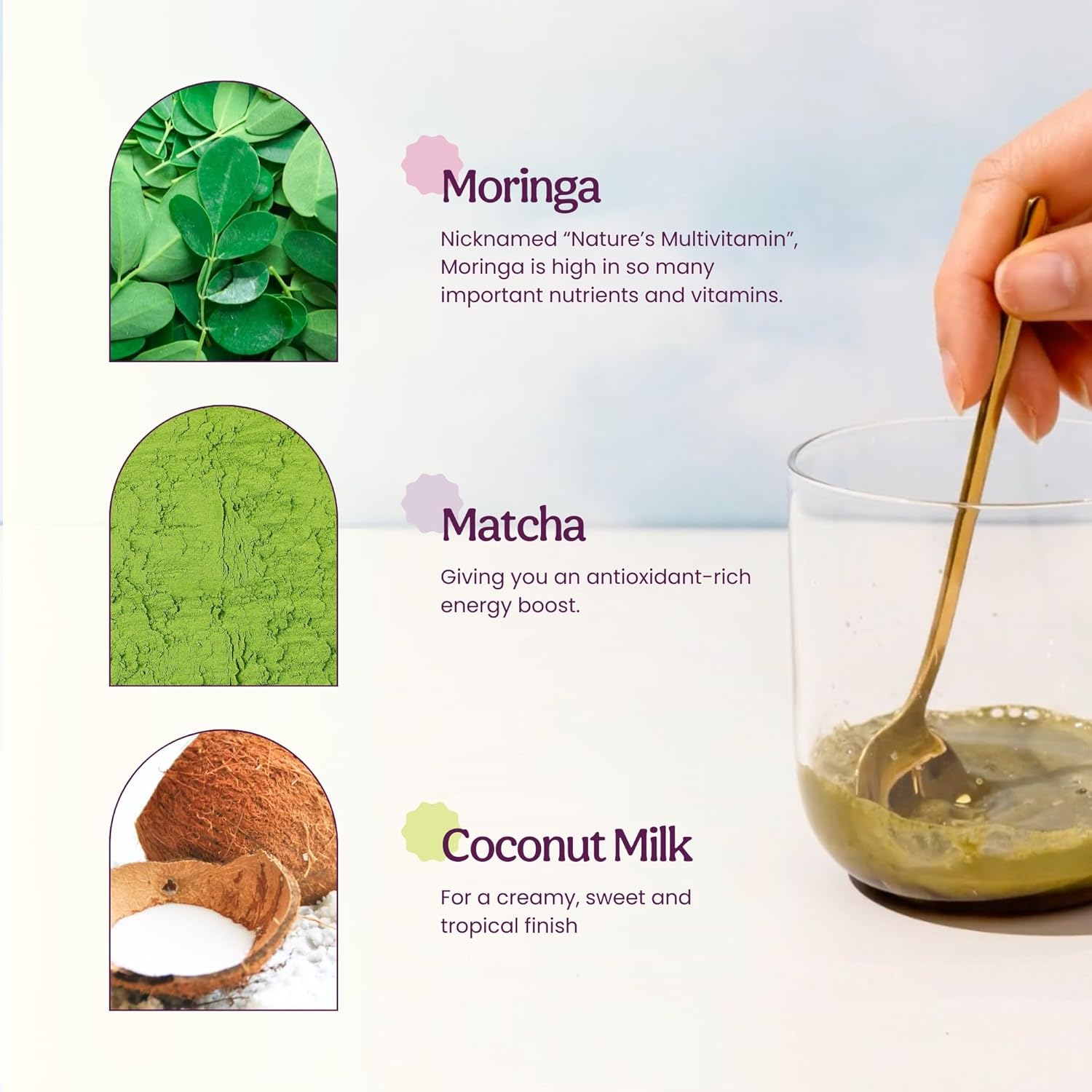 Blume Superfoods Latte Organic Matcha Green Tea Powder With Coconut, L-Theanine And Natural Caffeine For Energy & Focus - Matcha From Shizuoka Japan - 25 Servings