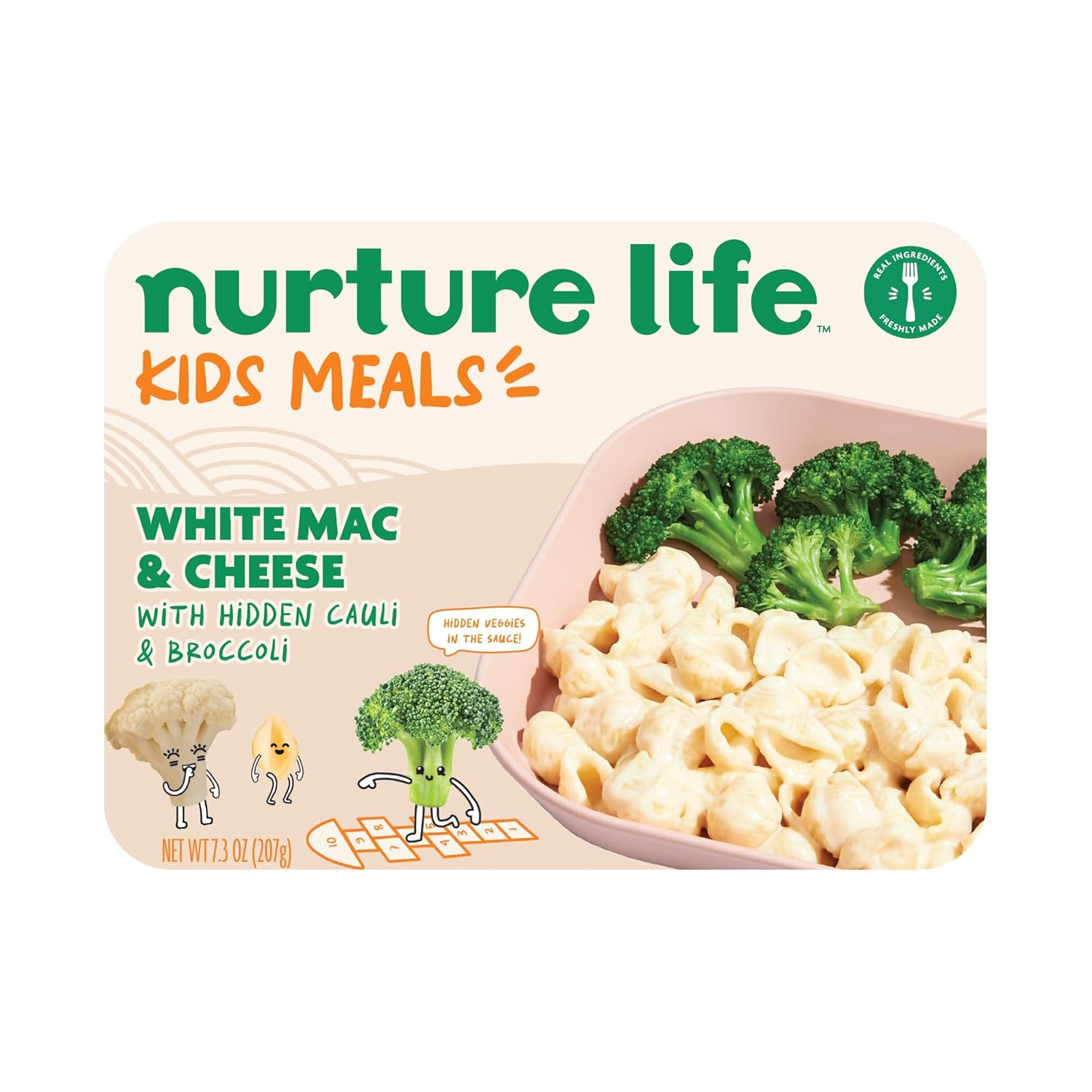 Nurture Life Kids Meals, White Mac & Cheese, Healthy Toddler & Kid Food, Freshly Cooked, Made To Order, Ships In Refrigerated Box, Nutritious Toddler Meals, Ready To Eat School Lunch, Organic Focus
