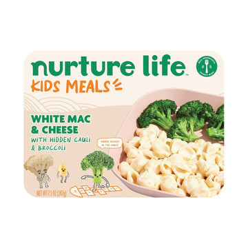 Nurture Life Kids Meals, White Mac & Cheese, Healthy Toddler & Kid Food, Freshly Cooked, Made To Order, Ships In Refrigerated Box, Nutritious Toddler Meals, Ready To Eat School Lunch, Organic Focus