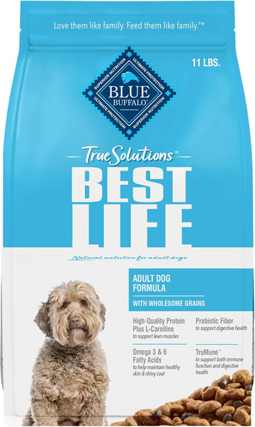 Blue Buffalo True Solutions Best Life Natural Dry Food For Adult Dogs, Chicken, 11-Lb. Bag