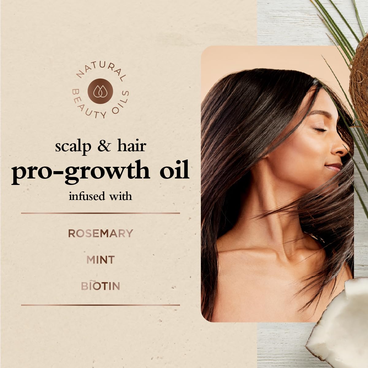 Oliology Scalp & Hair Oil – Nourishing & Strengthening Formula With Rosemary Mint & Biotin | Lightweight & Non-Greasy | Adds Shine & Hydration | 4 (Fl Oz) : Beauty & Personal Care