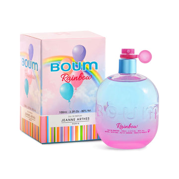 Boum Rainbow Eau De Parfum - Spray Perfume For Women - Fruity Floral Scent - Notes Of Melon And Grapefruit - Made In France - 3.38 Fl.Oz