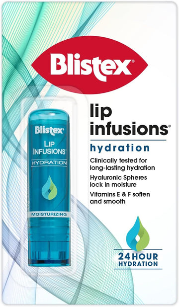 Blistex Lip Infusions Restore Lip Balm 2 Pack; Helps Soothe Dry And Chapped Lips; Coconut Oil And Natural Beeswax Infused Lip Care; Pack Of 2, Orange (Hydration 2 Pack)