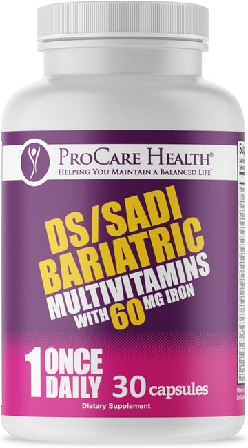 ProCare Health | Bariatric Multivitamin | DS/SADI | Capsule | 30 Count | 1 Month Supply