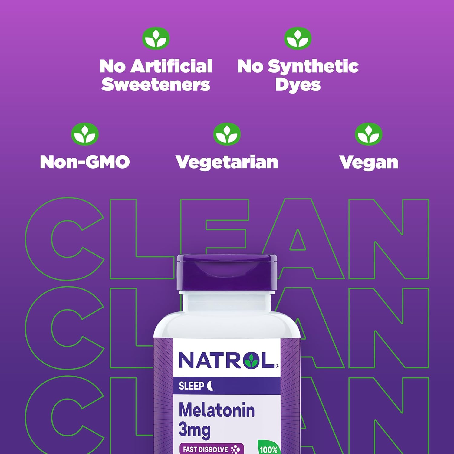 Natrol Melatonin 3mg, Strawberry-Flavored Dietary Supplement for Restful Sleep, 200 Fast-Dissolve Tablets, 200 Day Supply : Health & Household