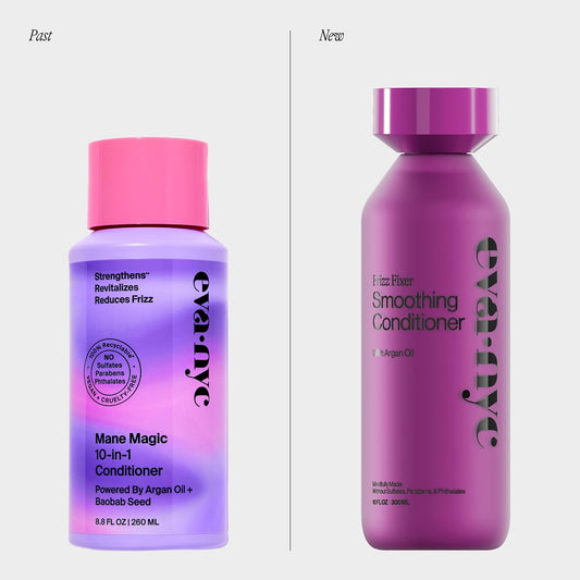 Evanyc Hair Conditioner, Mane Magic 10-In-1, 8.8 Fl Oz, Sulfate Free, Strengthening Conditioner For Dry Hair And All Hair Types, Gmo-Free, Vegan, Plant Protein, Argan Oil, Baobab Seed Oil
