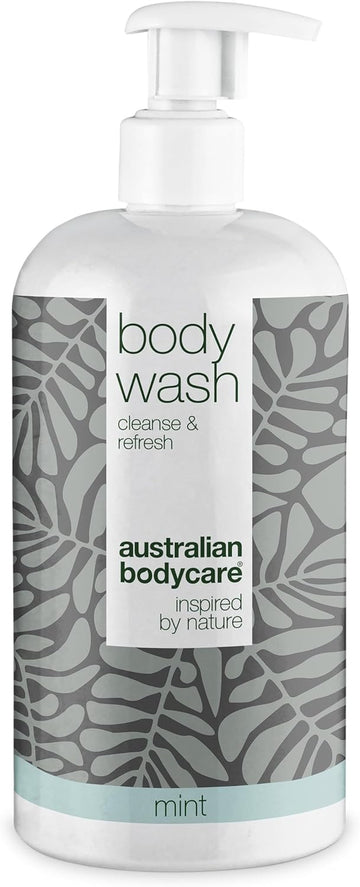 Shower Gel Mint With 4-Terpineol Known From Tea Tree Oil - Body Wash Helps Pimples, Athlete'S Foot, Ringworm, Acne, Body Odor & Smelly Feet