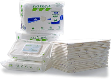 Tendercare Nateen - Maxi Incontinence Pack - Medium - x20 Medium Pull Up Pants - x20 Underpads (60 x 90cm) - x2 Packs of 40 Wet Wipes - Incontinence Pads & Fresh Wipes - Extra Protection