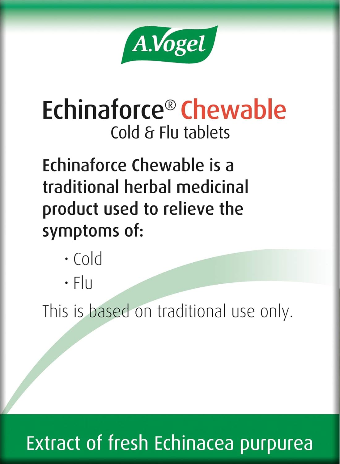 A.Vogel Echinaforce Chewable Cold & Flu Tablets | Relieve Cold & Flu Symptoms | Extracts of Fresh Echinacea | 80 Tablets : Amazon.co.uk: Health & Personal Care