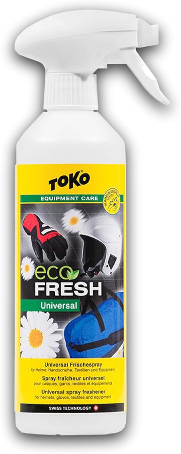 TOKO ECO Universal Fresh 500 ml - Fragrant Spray Reduces Odor for Helmets, Gloves, Textiles, Boots, and More