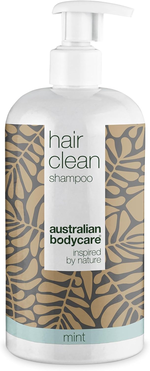 Shampoo 500 Ml Mint With 4-Terpineol, Known From Tea Tree Oil – Anti Dandruff - For Itchy, Flaky, Dry Scalp - Psoriasis & Eczema Care - Scalp Pimples