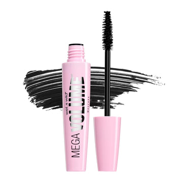 Wet N Wild Mascara Mega Volume - Vitamin E Enriched Volumizing, Smudge-Resistant Formula, Cruelty-Free, Gluten-Free, Sulfate-Free & Vegan - Black