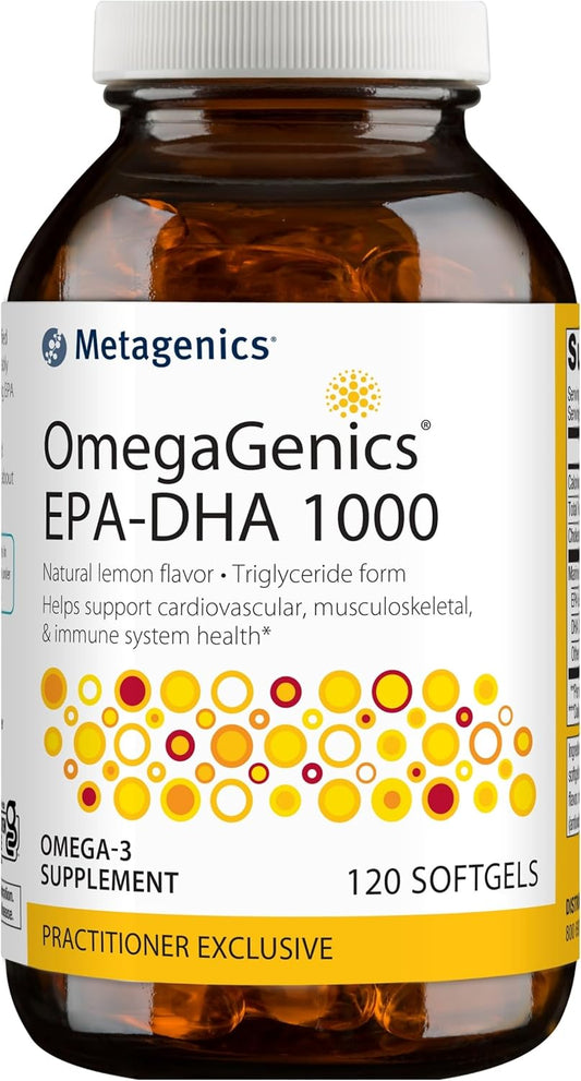 Metagenics Bundle - Omegagenics Epa-Dha 1000 & Phytomulti - 120 Softgels Of Epa-Dha 1000 For Heart, Health & Immune System Health* - 120 Tablets Of Phytomulti For Overall Health & Aging