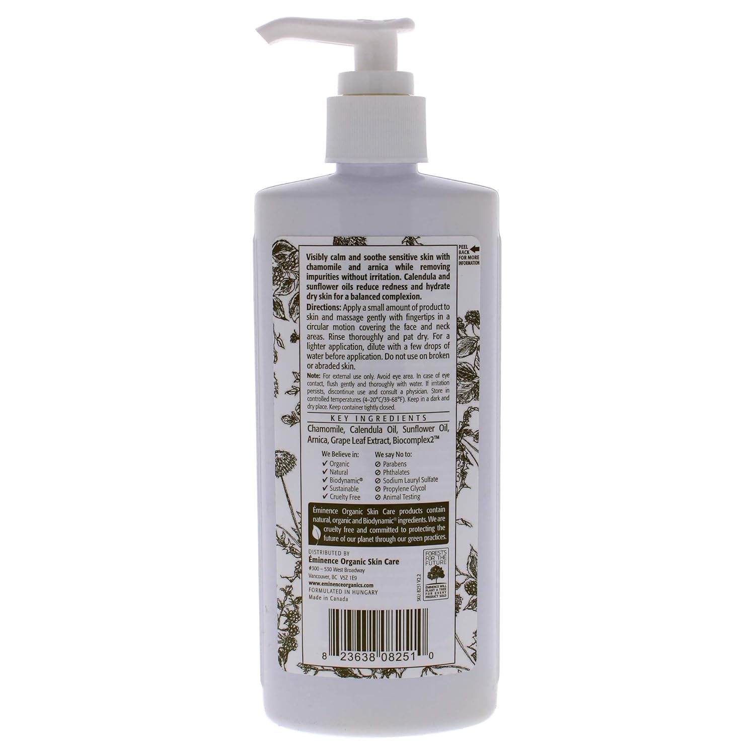 Eminence Calm Skin Chamomile Cleanser For Unisex - 8.4 Oz Cleanser : Beauty & Personal Care