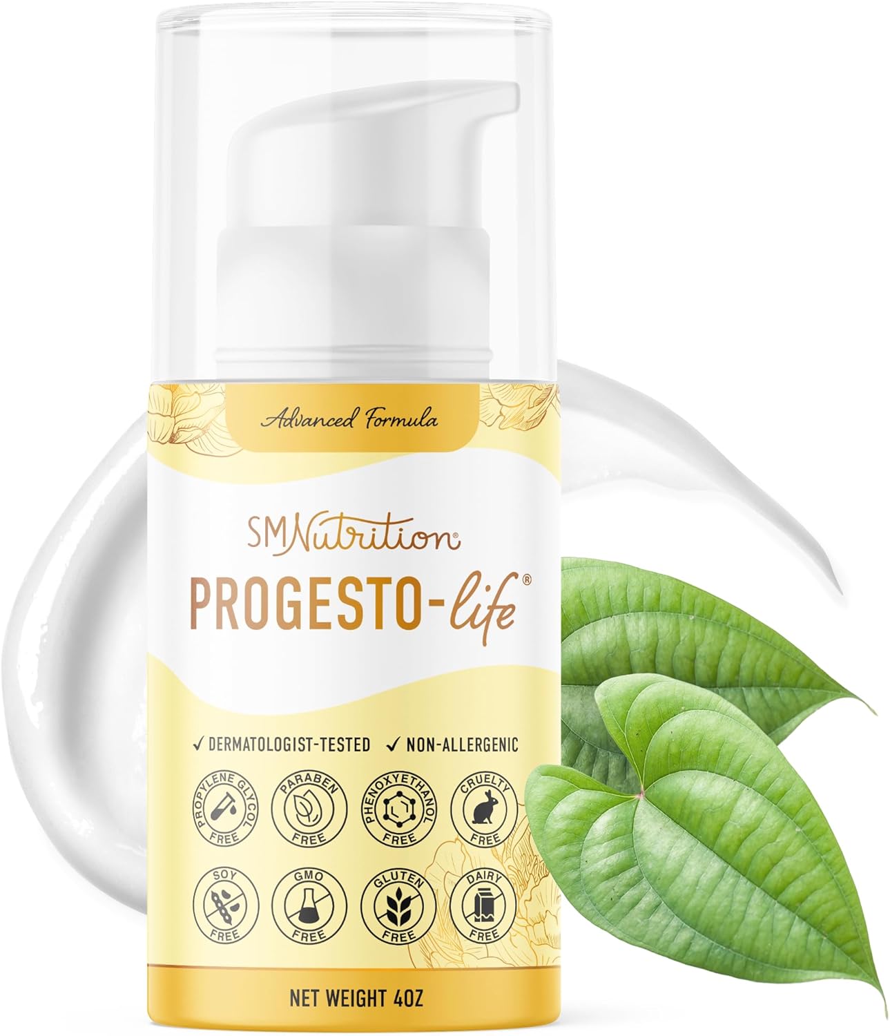 Progesterone Cream For Women – Bioidentical 2000Mg, Paraben-Free, 96 Servings (Progestolife)