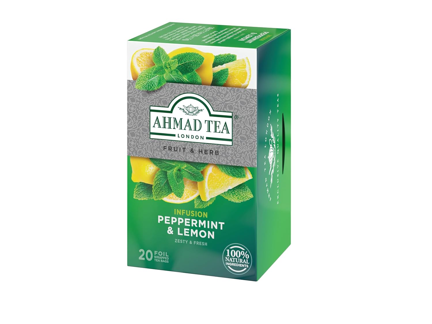 Ahmad Tea - Peppermint & Lemon Tea 20 Bags - 30G