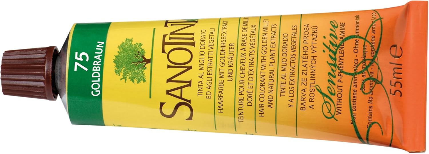 Sanotint Sensitive Colour 75 Golden Chestnut125 Mil : Amazon.co.uk: Beauty