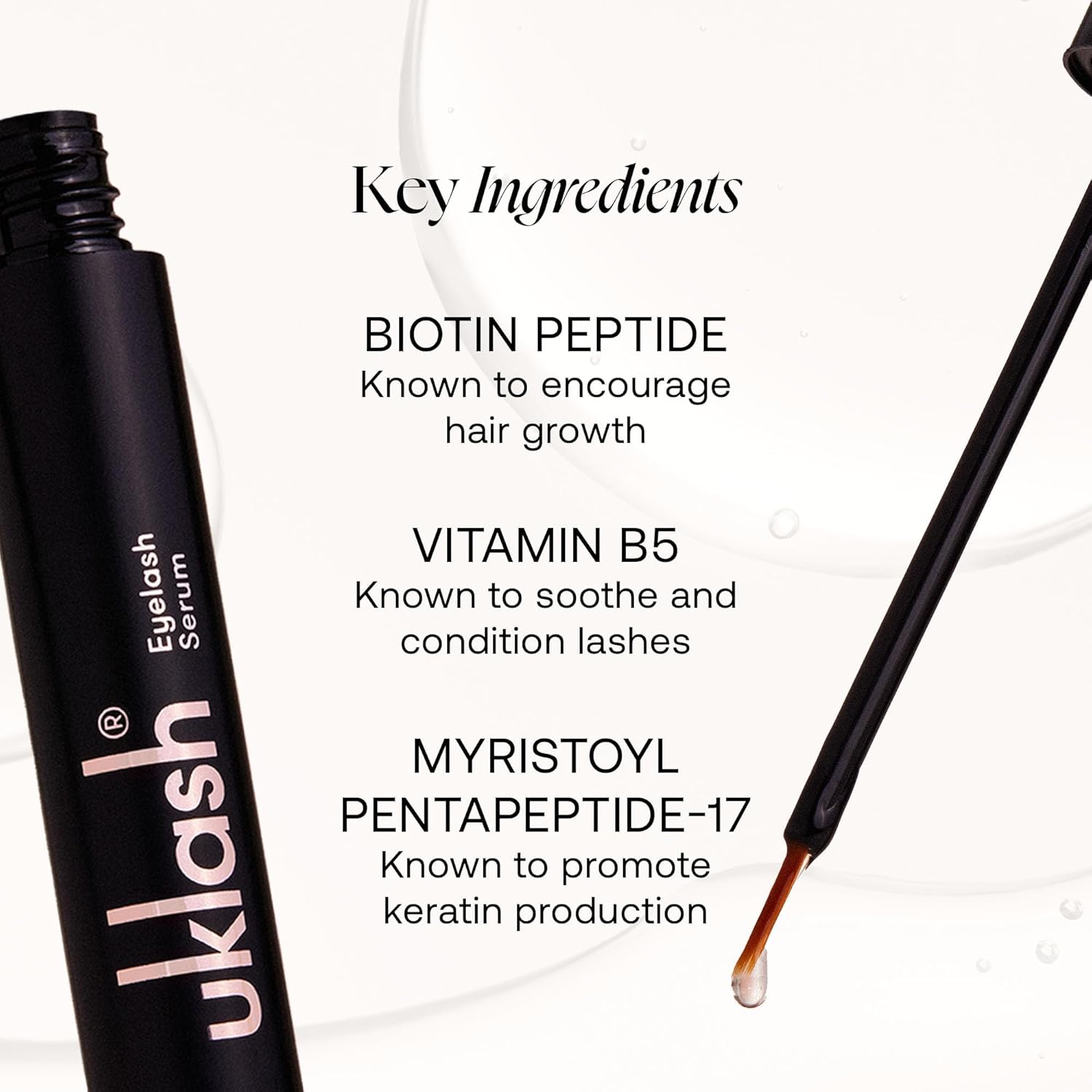 UKLASH | Sensitive Eyelash Serum | UK's #1 Rated Lash Serums for Fuller Lashes, Peptide Based, Vegan Friendly Designed for Sensitive Eyes : Amazon.co.uk: Beauty