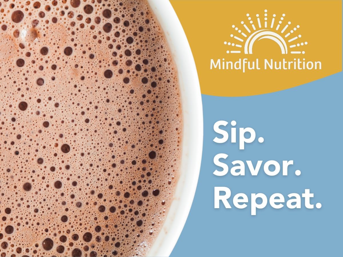 Mindful Morning Sugar Free Hot Chocolate Mix With Organic Ashwagandha And Magnesium Supplements To Relax The Mood And Calm The Mind, Natural Stress Relief Supplement Hot Cocoa : Grocery & Gourmet Food