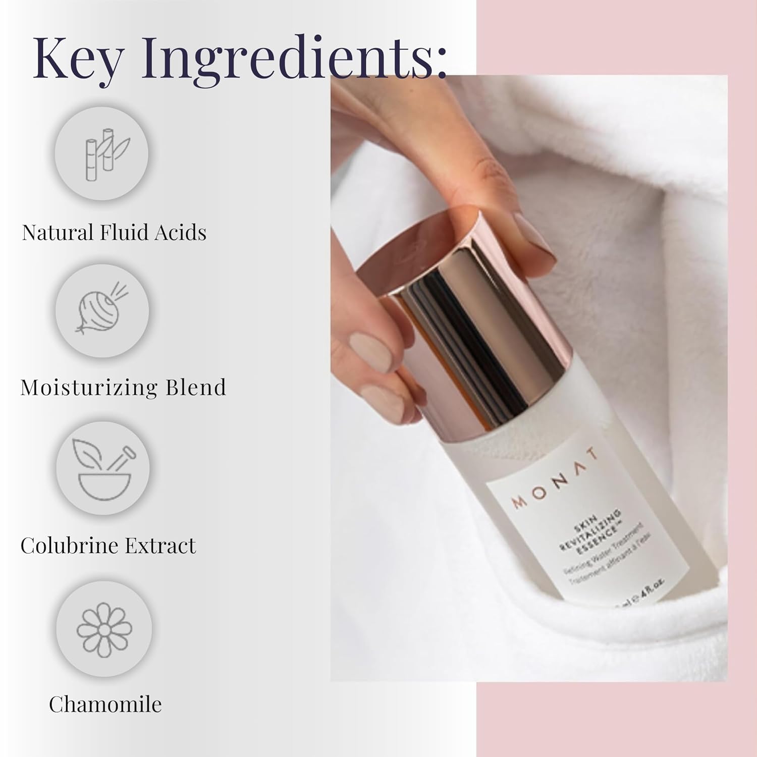 Monat Skin Revitalizing Essence™ - Replenishing & Soothing Miracle Water With Natural Fruit Acids And Chamomile : Beauty & Personal Care