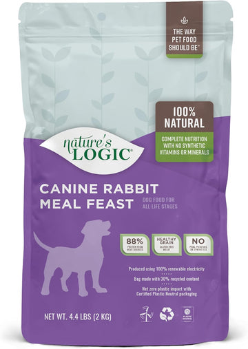 Nature'S Logic Canine Rabbit Meal Feast, 4.4Lbs
