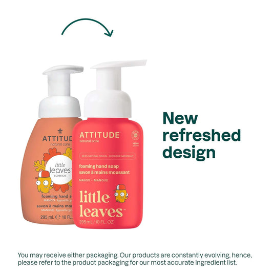 Attitude Foaming Hand Soap For Kids, Ewg Verified, Dermatologically Tested, Plant- And Mineral-Based Ingredients, Vegan, Vanilla & Pear, 10 Fl Oz