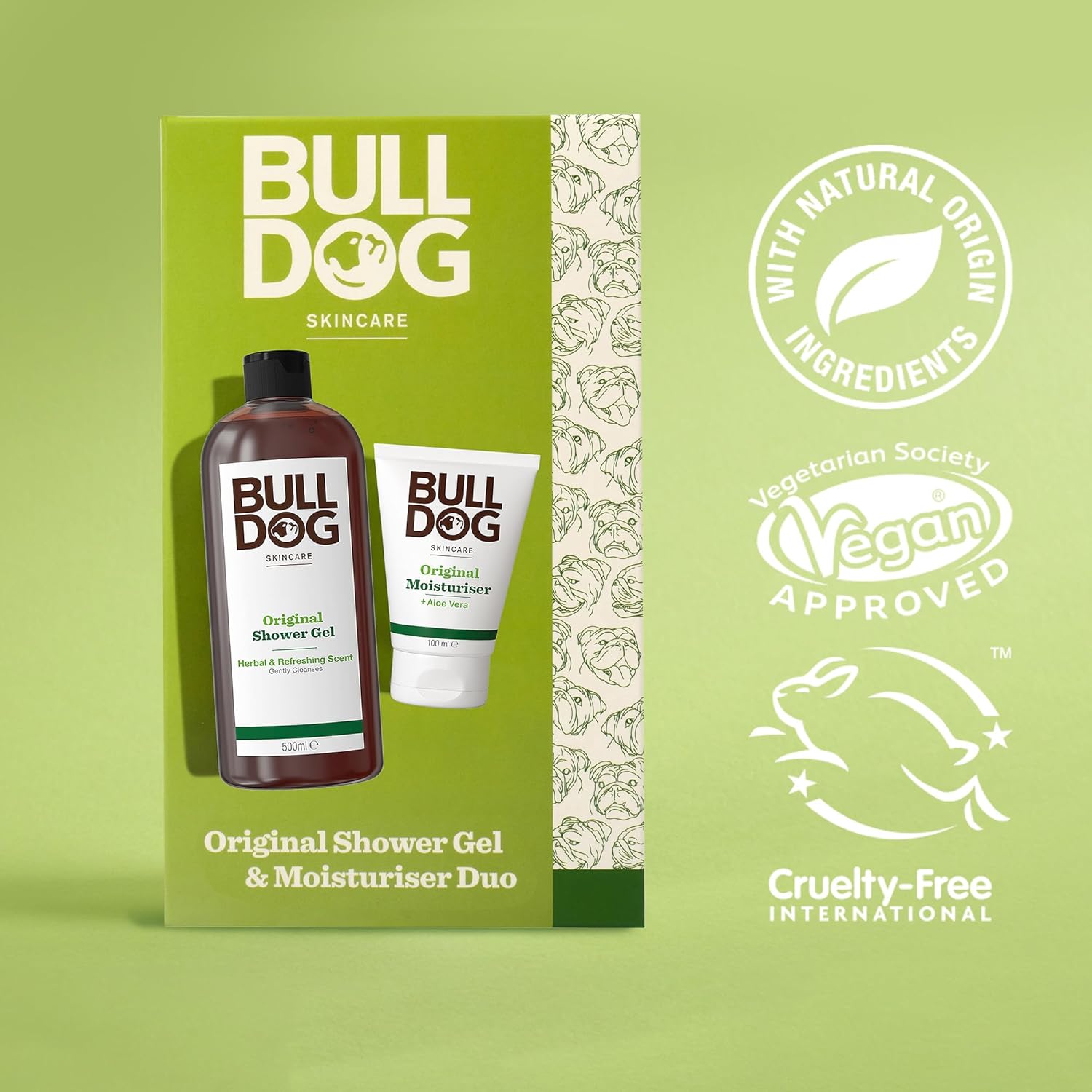 BULLDOG SKINCARE - Original Body Care Duo Giftset for Men | Original Shower Gel & Moisturiser : Amazon.co.uk: Beauty