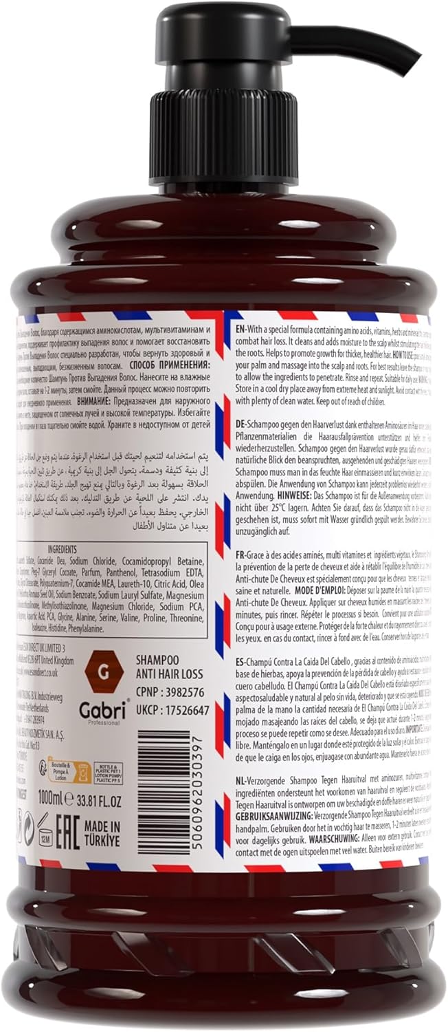 Gabri Professional Anti Hair Loss Perfect Hair Care Shampoo (1000Ml)