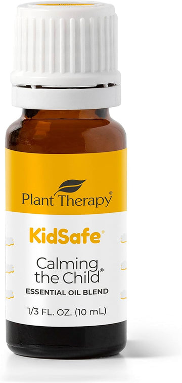 Plant Therapy Kidsafe Calming The Child Essential Oil Blend - Relaxing And Soothing Blend 100% Pure, Kidsafe, Undiluted, Natural Aromatherapy, Therapeutic Grade 10 Ml (1/3 Oz)