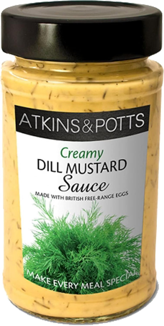 Atkins & Potts - Dill Mustard Sauce 200g | Pack of 2