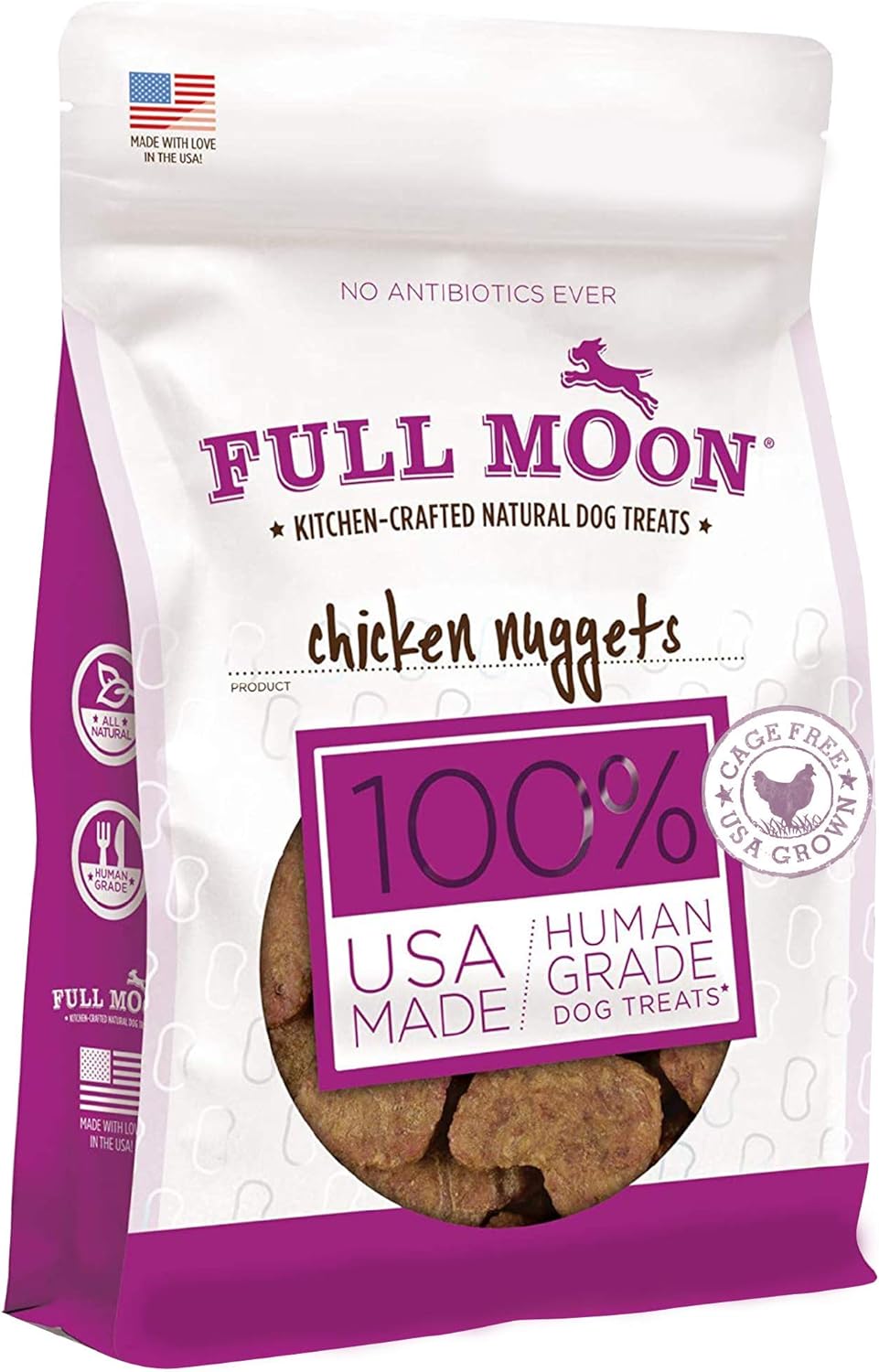 Full Moon Chicken Nuggets Healthy All Natural Dog Treats Human Grade Made In Usa 12 Oz