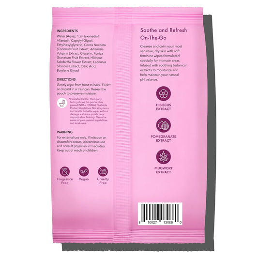 Rael Feminine Wipes, Soothing Wipes For Women - Ph Balance, Clean Ingredients, All Skin Types, Vegan, Cruelty Free (4.4 Fl Oz, Pack Of 3)