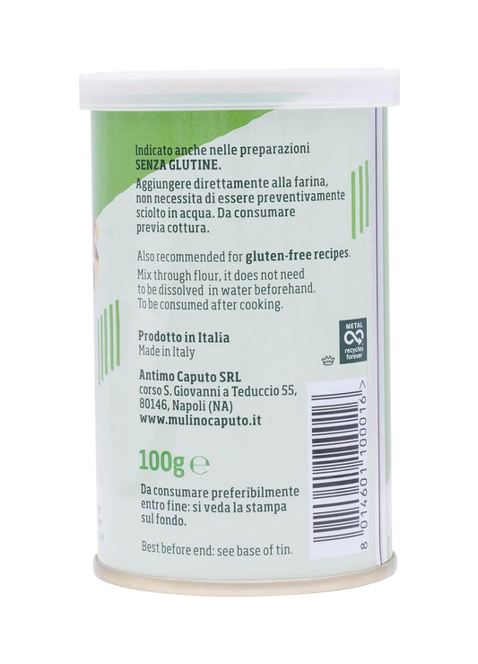 Antimo Caputo Lievito Active Dry Yeast 3.5 Ounce Can - Made In Italy - Perfect With 00 Flour