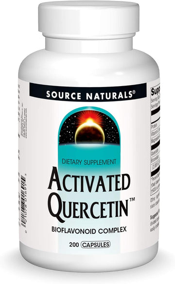 Source Naturals Activated Quercetin, for Seasonal & Immune Support - 200 Capsules