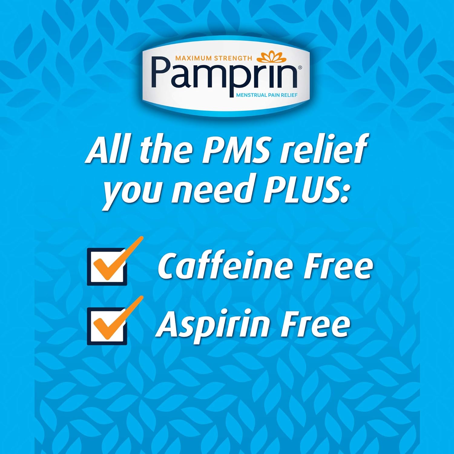 Pamprin Multi-Symptom Formula, with Acetaminophen, Menstrual Period Symptoms Relief including Cramps, Pain, and Bloating, 40 Caplets : Everything Else