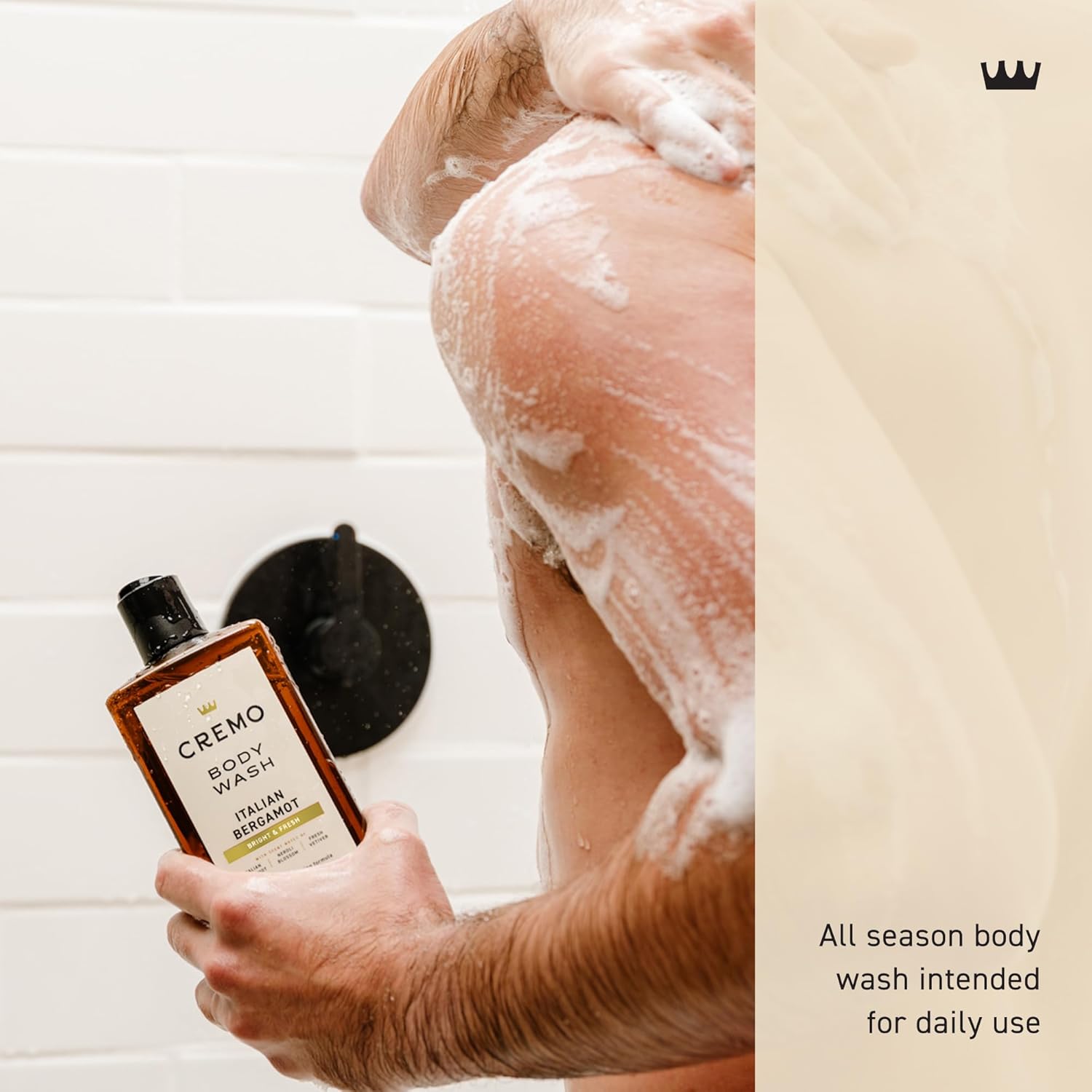 Cremo Body Wash Men, A Revitalizing Combination Of Glacier-Fed Streams And White Birch, 16 Fl Oz : Beauty & Personal Care