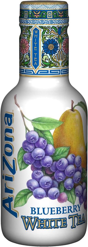 Arizona Blueberry White Tea, 500 Ml, Pack Of 6